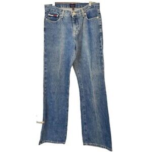 Vintage Tommy Hilfiger Denim Bootcut Mid-Rise Size 9 Americana Casual Mom Jean